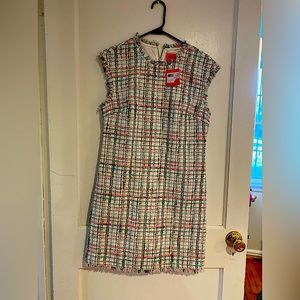 Kate Spade perfect pastel tweed dress- NWT